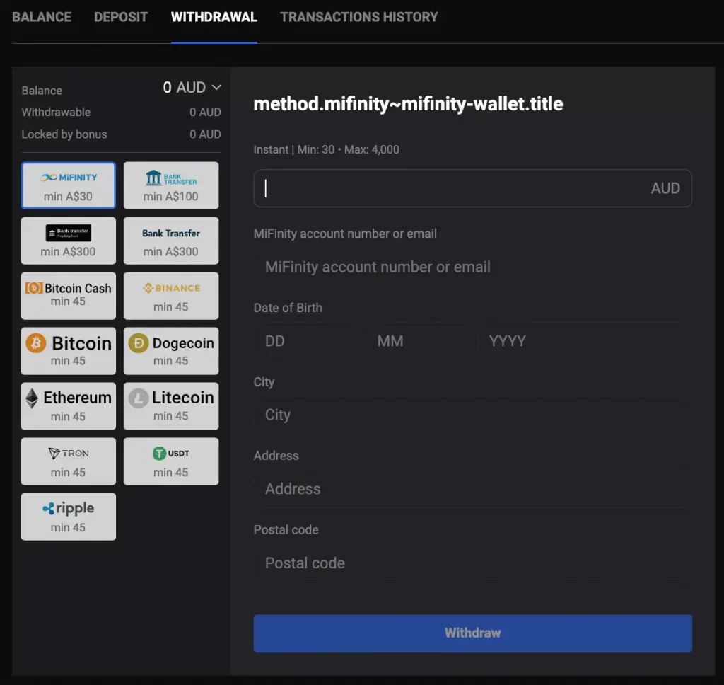 NeoSpin casino withdrawal